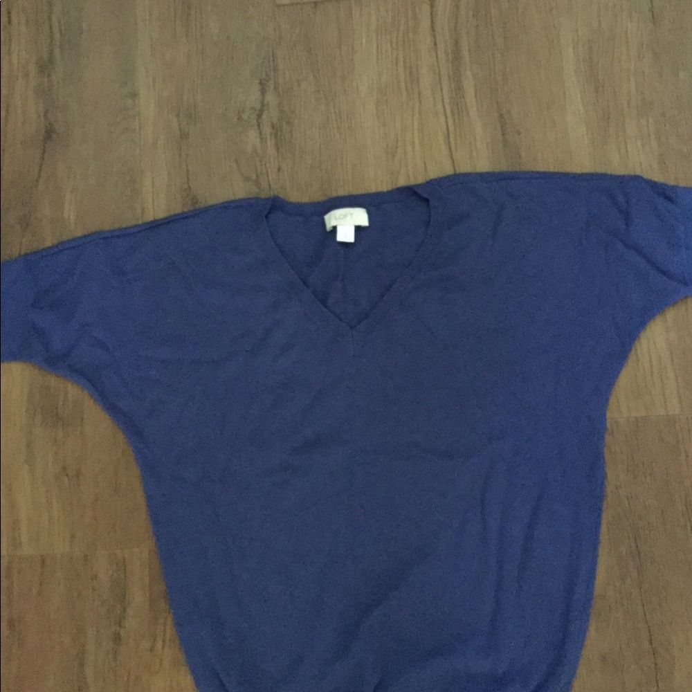 NWOT Loft dolman sweater in blue
